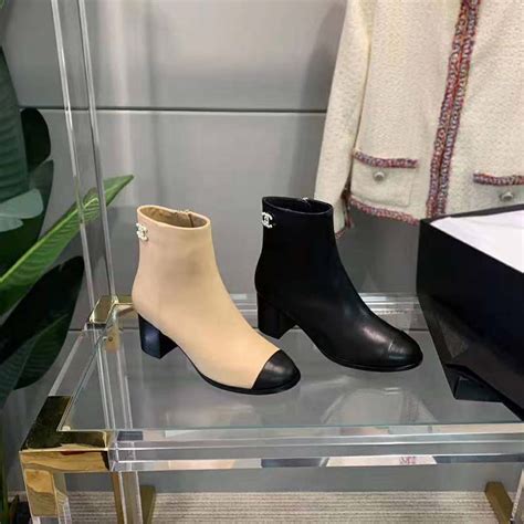 chanel womens boots|chanel ankle boots for women.